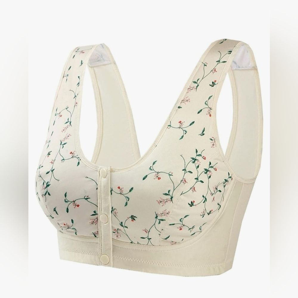NWT Cream Floral Bralette